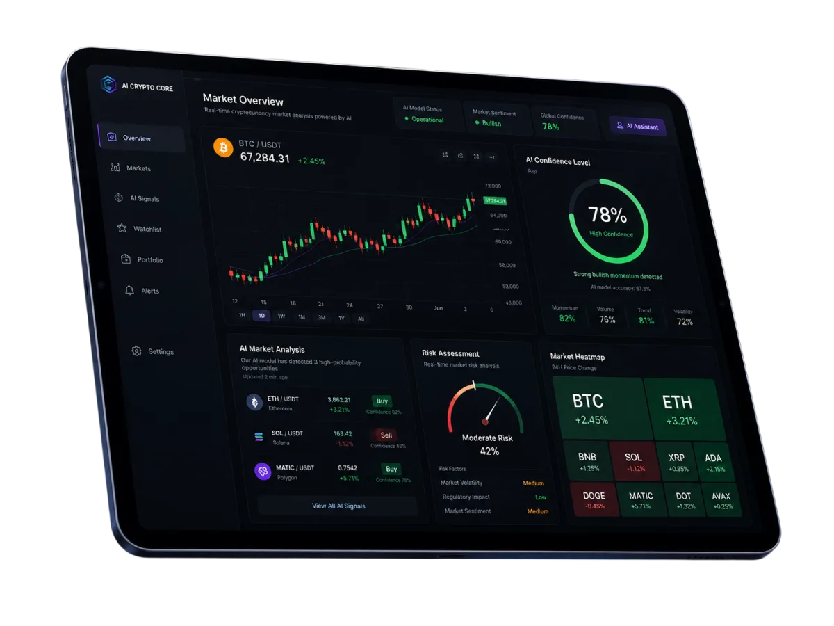 Easy market tracking on tablet and phone